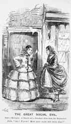 Le grand mal social, Punch, 1857